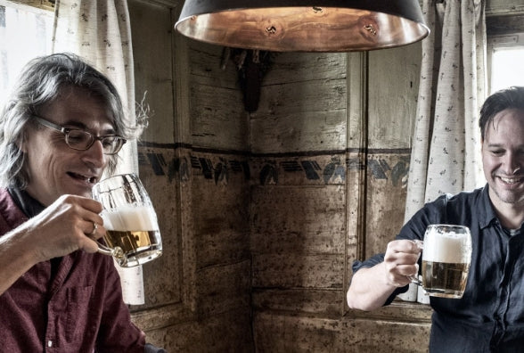 TWO GOULASHES AND TWO SIDEL BEERS