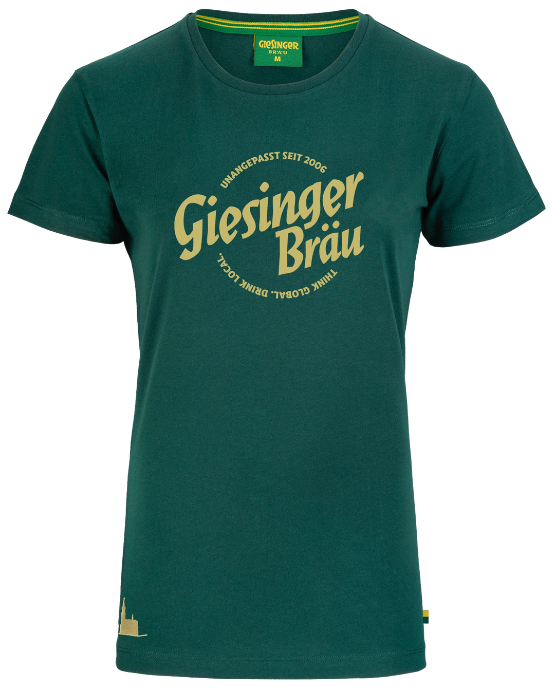 Women's T-Shirt Giesinger Bräu, Green (New)