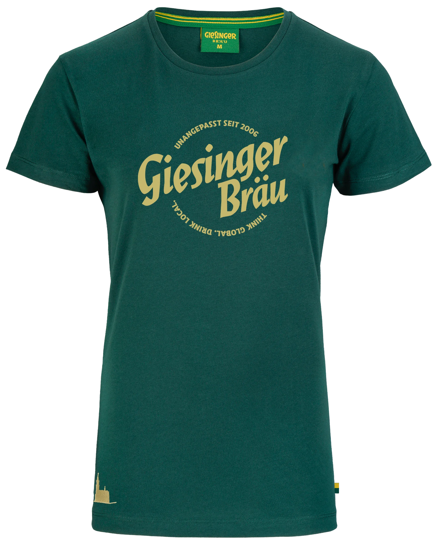 Women's T-Shirt Giesinger Bräu, Green (New)