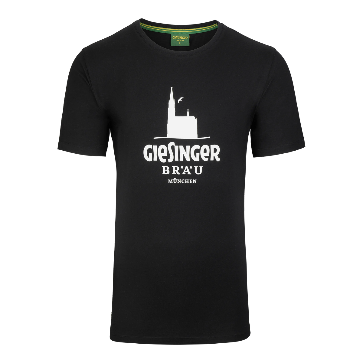 Giesinger Bräu T-Shirt schwarz mit Bauchdruck
