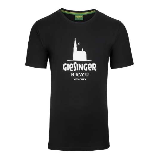 T-Shirt schwarz, Bauchdruck