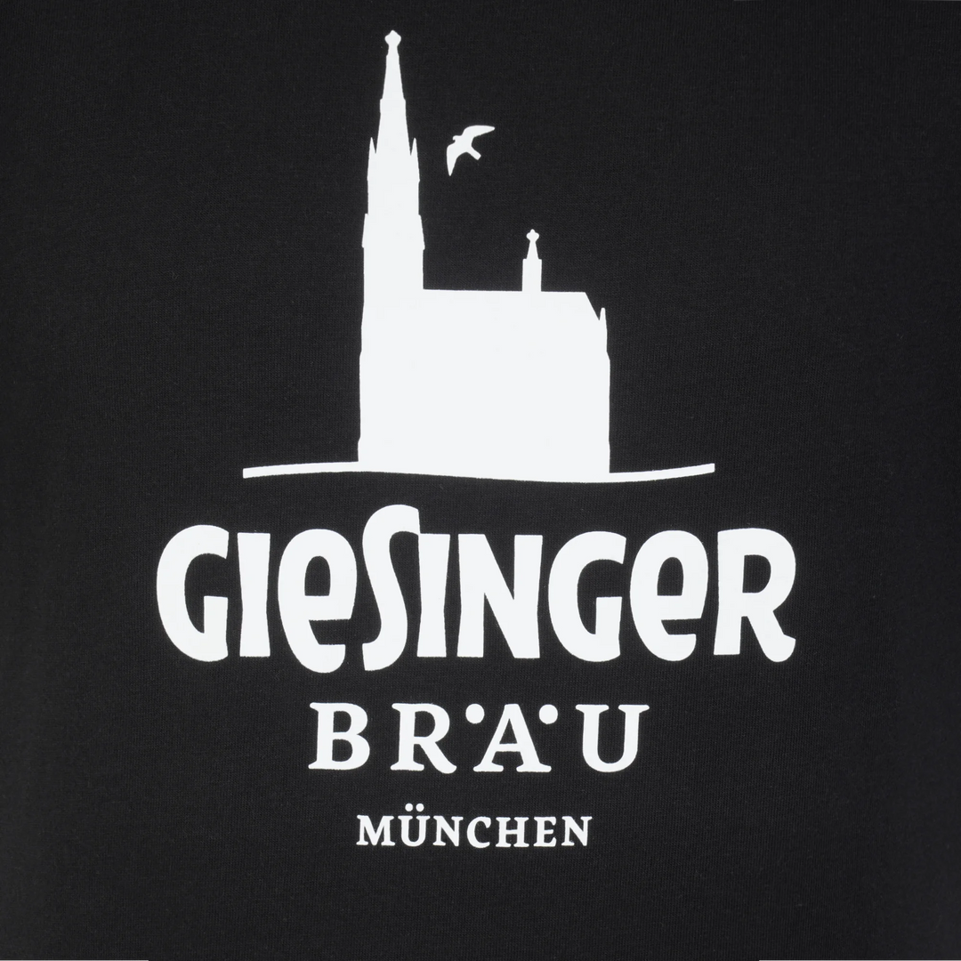 Giesinger Bräu T-Shirt schwarz mit Bauchdruck, Bild 2