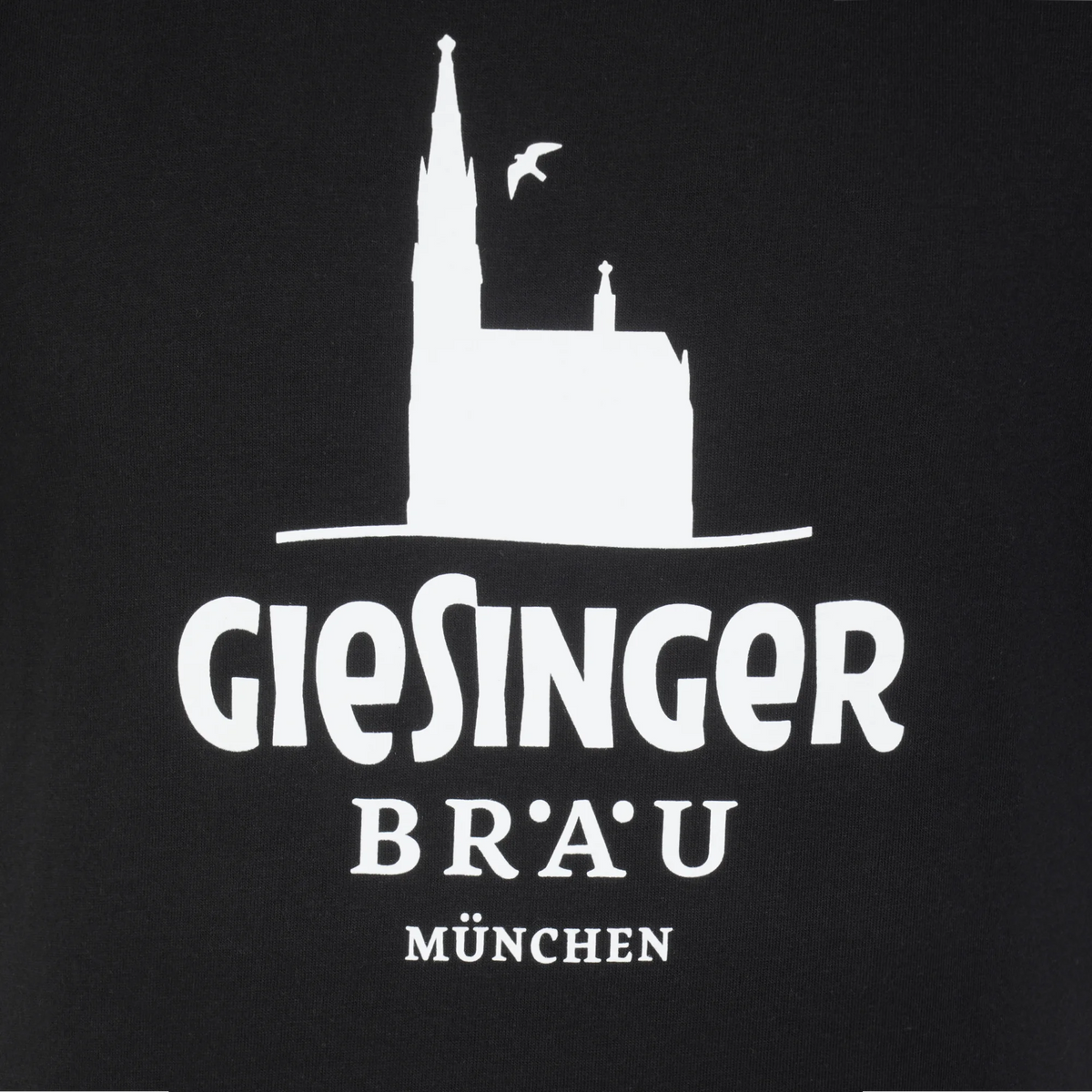 Giesinger Bräu T-Shirt schwarz mit Bauchdruck, Bild 2