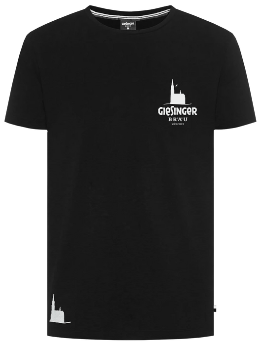 Herren T-Shirt Giesinger , schwarz