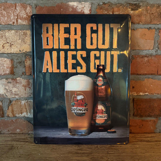 Metal sign "Friend in Bavarian"